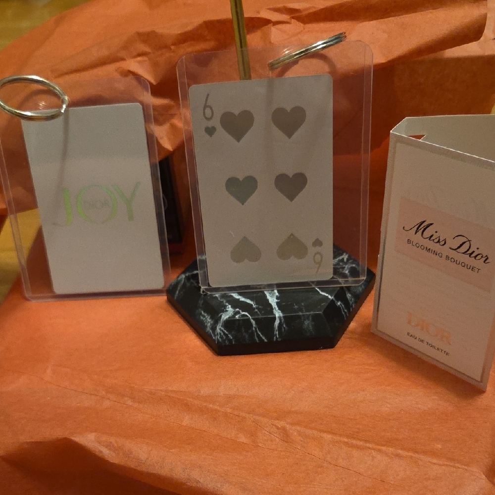 Dior Black and White Key & Card Holders